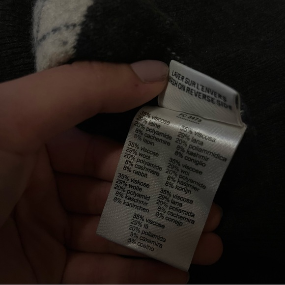 Cashmere, rabbit, wool LACOSTE vest - Picture 7 of 7